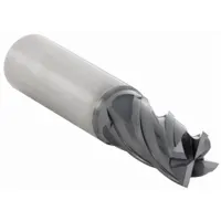 This general purpose carbide square end mill features a TiAlN coating for wear resistance and heat dissipation. With 4 flutes, a 1/2" mill diameter, 1" length of cut, and 3" overall length, it is suited for milling flat-bottomed slots, pockets, and contours in steels, stainless steels, and cast irons