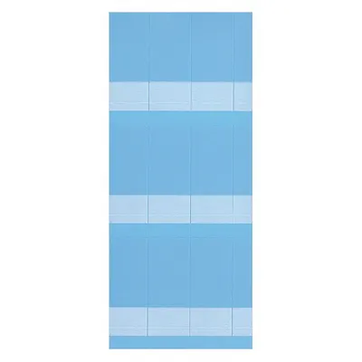 BRADY Wire Marker Book: (), White/Transparent, 120 Labels, Vinyl - Write-On Wire Marking Label Sheets