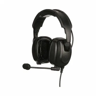 MOTOROLA Headset: Fits Motorola, For MOTOTRBO Ion/MOTOTRBO R7 Series, On Ear Over-the-Head - Motorola-Compatible Earpieces & Headsets