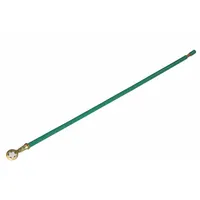 Green ground lead accessory for power supplies. Provides a secure earth connection to support electrical safety in power supply installations