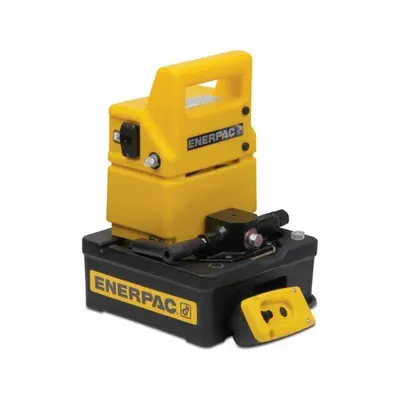 ENERPAC Hydraulic Electric Pump: 10,000 psi Max. Op Pressure, 20 cu in/min Max. Flow Rate - Corded Lightweight Electric Hydraulic Pump Units