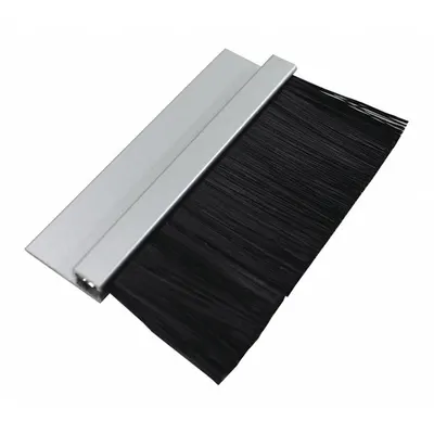 AMERICAN GARAGE DOOR SUPPLY Brush Seal: Straight, Nylon, 1 1/2 in Brush Lg - Material Handling