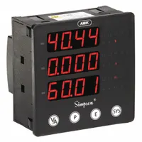 SIMPSON ELECTRIC Digital Panel Meter: 9,999 Display Span - Max, 100 V AC – 500 V AC, RS-485, A201