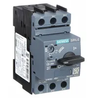 SIEMENS Manual Motor Starter: Non-Reversing, 3 Poles, 16 A, Thermal Protection, Selector Switch (MPN 3RV20114AA10)