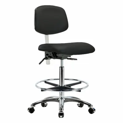 OEM Vinyl Cleanroom Task Chair - Vinyl Cleanroom Chairs