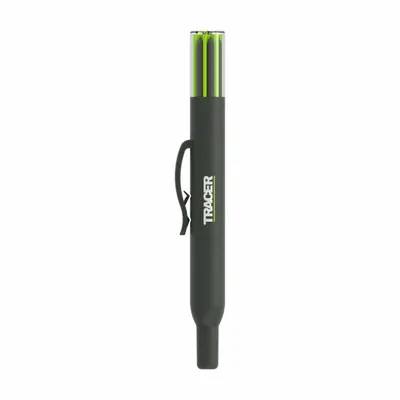 TRACER Carpenter's Pencil: Holster, Carpenter's Pencil, Gray, Metal/Plastic/Tile/Wood - Mechanical Pencils