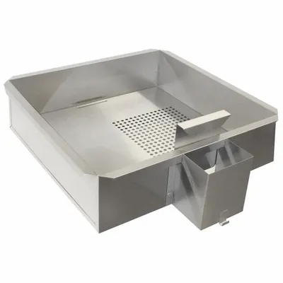 CRETORS 19311 Counter Top Sifter Tray, Stainless Steel - Sifter Trays