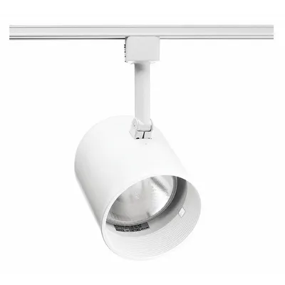 JUNO LIGHTING Roundback Track Head, 75W Incandescent, White - Roundback Track Heads