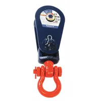 CROSBY Pulley Block: Swivel, Side Mount/Upright Mount, Lifting, 16,000 lb Working Load Limit, Roller (MPN 109126)