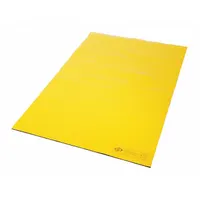 PIG Drain Cover Seal: 60 in L x 36 in W, 54 in L x 30 in W Max Drain Size, Black/Yellow, Rectangle (MPN PLR408)