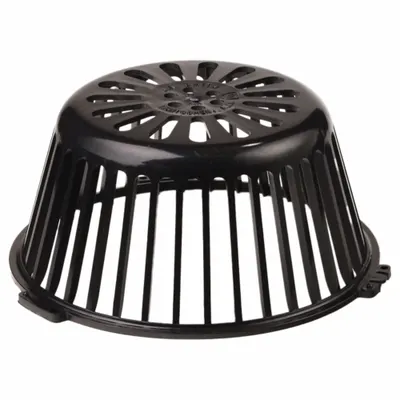 JAY R. SMITH MFG. CO Dome Strainer: 11 1/8 in Overall Dia, 5 1/4 in Overall Ht, Plastic - Domes & Cages for Roof Drains