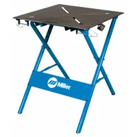 MILLER ELECTRIC ArcStation Welding Table: 35 in Ht Range, 29 in Dp, 29 in Wd, 500 lb Wt Capacity (MPN 300837)