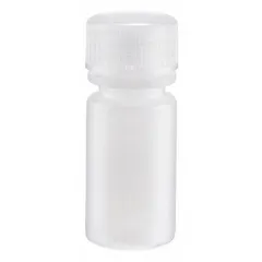 Polypropylene Narrow Mouth Round Lab Bottle, 4 mL, Natural, 13-425 mm