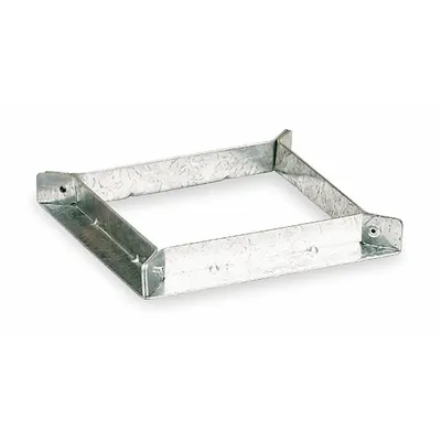 3M Square Mounting Bracket: Square, 0.75 in Overall Ht, 4 in Overall Lg - Wall Mounting Brackets for Passthrough Devices