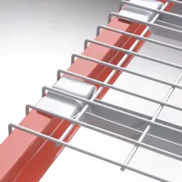 NASHVILLE WIRE Pallet Rack Decking: 58 in x 42 in, Waterfall, Flared Wire Decking, 4 ga Decking (MPN D4258EA3A2)