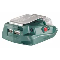 METABO Power Source: 14.4V DC/18V DC, 2 Ports, Metabo 14.4-18V Batteries/Metabo Heated Apparel (MPN PA 14.4-18 LED-USB)
