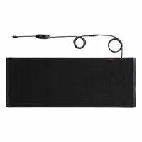 This 36 in x 5 ft snow melting mat is designed for exterior walkways, ramps, and steps to prevent ice and snow accumulation. It operates at 120V AC with a 540W output, measures 1/2 in thick, and is black. Complies with UL Standard 499