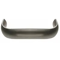 Fixed, non-recessed pull handle made of stainless steel with a dull silver finish. Features #10-32 threaded holes for mounting and a grip thickness of 0.28 in. Commonly used on industrial cabinets, enclosures, and machinery doors