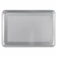 CRESTWARE Sheet Pan: Sheet Pan Pan, One Quarter Sheet Pan Size, Aluminum, Uncoated, Perforated (MPN SP913P)
