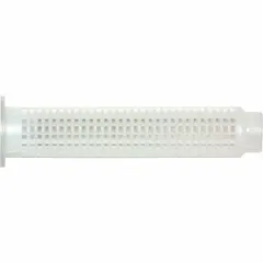 Plastic screen tube for adhesive anchoring in concrete and masonry. Holds adhesive in place during curing for proper bond strength. 3/4 in diameter, 6 in length, 10-pack.