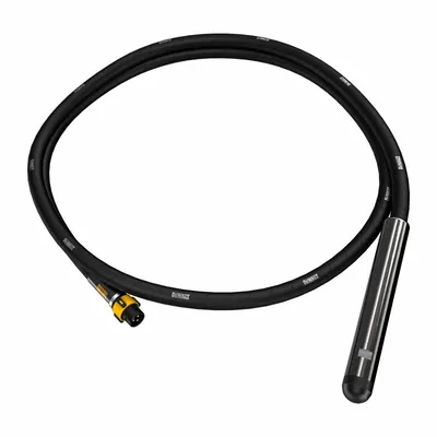 DEWALT Vibrator Head: DCPS310/DCPS320, 16 ft Overall Lg, 2 1/4 in Overall Wd, Quick-Connect - Replacement Shafts for Concrete Vibrators