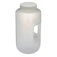 GLOBE SCIENTIFIC Sampling Bottle: Polypropylene, 4 L, 1.05 gal, Closure Included, Natural, Unlined (MPN 7154000)