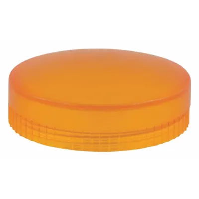 SCHNEIDER Pilot Light Lens: 22 mm Panel Mounting Hole Dia, Orange, Smooth - Pilot-Light Lenses