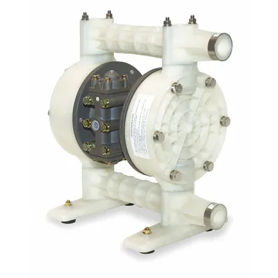 Dayton Double Diaphragm Pump: Polypropylene Body, 1 in, NPT Connection, 35 gpm - Polypropylene Housing AODD Pumps