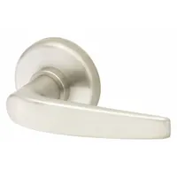 This BEST office lever lockset features a chrome finish and is ADA compliant for accessibility. It includes an interchangeable core for quick rekeying, suitable for commercial interior doors requiring key-retracted locking from the outside while the inside lever always opens