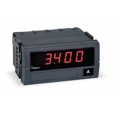SIMPSON ELECTRIC Digital Panel Meter: 9,999.9 Display Span - Max, 120 V AC, 0 V DC – 10 V DC - Multi-Function Digital Panel Meters