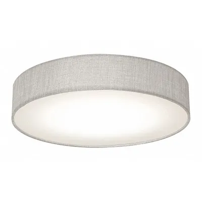 AFX INC. Flush Mount: 20 in Dia, Gray, 4 1/2 in Ht, 3,200 lm, 3000K/3500K/4000K - Ashland Flush-Mount Lights