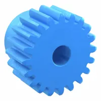 Machined Spur Gear: Module m 1.5, 20 Teeth, 8 mm Bore Dia, Nylon, 20° Pressure Angle, Plain Bore (MPN PS1.5-20)