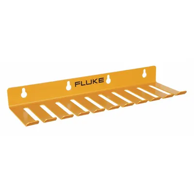 FLUKE H900 Test Lead Holder, Yellow, 10 Slots, 0.31 in Cable Dia - Test Lead Holders