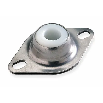 DAYTON 2 Bolt Flange Bearing: 2 Bolt, 1/2 in Bore, 4 3/8 in Overall Lg - Stamped Steel Flange-Mount Plain Bearings