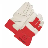 BDG Leather Gloves: XL ( 10), Cowhide, Premium, Glove, Full Finger, Safety Cuff, Wing Thumb, 1 PR (MPN 40-1-1512RXL)