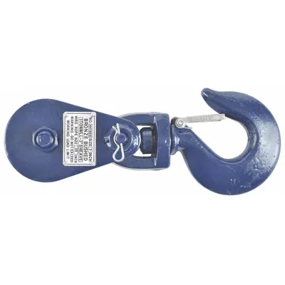 BA PRODUCTS CO. Pulley Block: Swivel, Lifting, 6,000 lb Working Load Limit, Wire Rope - Hook-Attached Snatch Blocks