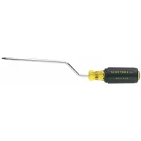 KLEIN TOOLS Offset Slotted Screwdriver: Steel, 3/16 in Tip Size, Long Lg, 9 3/4 in Overall Lg (MPN 670-6)