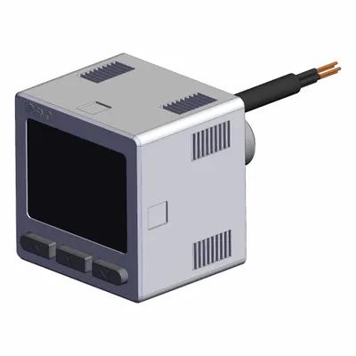 SMC High Precision Pressure Switch: 1/8 in Port Size, 1 NPN/PNP Output, 12 to 24V DC - High Precision Vacuum Pressure Switches