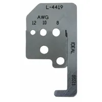 Replacement Blade Set: 25/32 in Overall Lg, Steel, Less than 6 in, 10F548, 45-090, L-4419