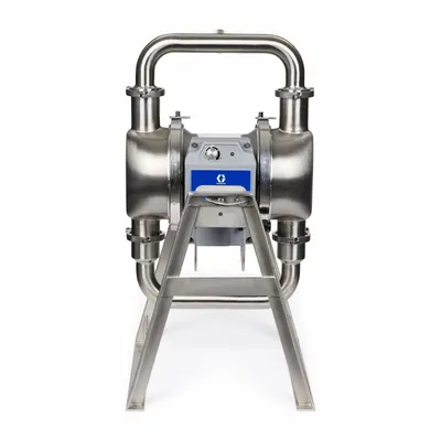 GRACO Electric Diaphragm Pump: Stainless Steel Body, Three Phase, 200-240V AC - FDA-Compliant EODD Pumps