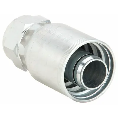 AEROQUIP Hydraulic Crimp Fitting: Steel x Steel, Straight, -10 For Hose Dash Size - Aeroquip Crimp Hydraulic Hose Fittings with JIC Connection