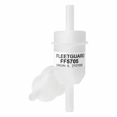 FLEETGUARD Automotive Fuel Filter: 10 1/8 in Overall Lg, Diesel Fuel, Diesel - In-Line Fuel Filters