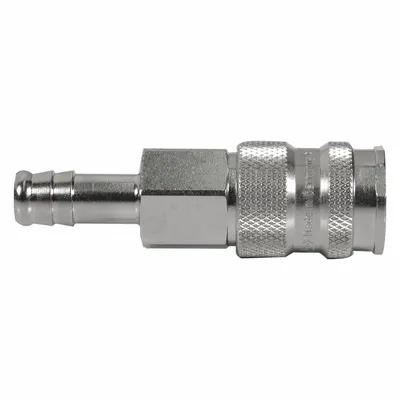 PARKER Quick Connect Socket: 1/4 in Body Size, 3/8 in Hose Fitting Size, Ball - Industrial Interchange Brass Quick-Connect Air Coupling Bodies