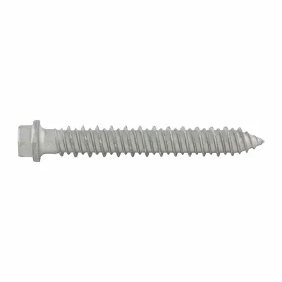 DEWALT Screw Anchor: 3 3/4 in Overall Lg, 1/4 in Dia, Steel, Stalgard, Hex, Hex - Hex-Head Screw Anchors