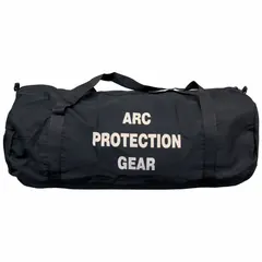 This black bag from MECHANIX WEAR is designed for storing arc flash clothing kits. It provides a dedicated storage solution for arc-rated suits, hoods, and accessories, keeping protective gear organized and protected.