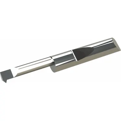 MICRO 100 Threading Tool: 3/16 in Shank Dia., Bright (Uncoated) - Machining