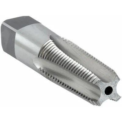 WIDIA GTD Pipe and Conduit Thread Tap: 1/8"-27 NPT, H2, 4 Flute, Taper Chamfer - Pipe Taps for Aluminum