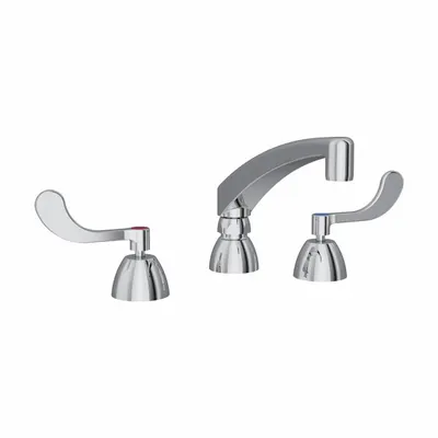 ELKAY Handle-Operated Faucet: Elkay, Brass, Centerset, Deck, 3 Mounting Holes - Centerset Kitchen Faucets