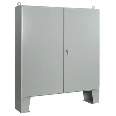 HOFFMAN Enclosure: Steel, 60 in x 48 in x 12 in, NEMA 12, Solid Cover - Steel Dust-Tight Enclosures