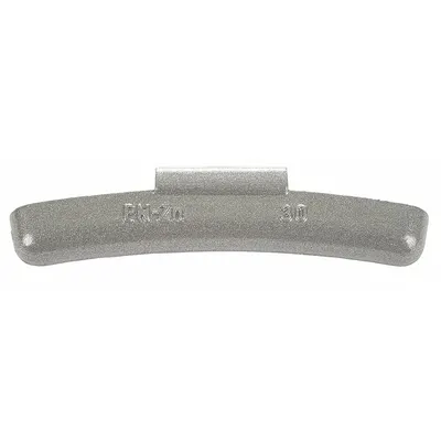 PERFECT EQUIPMENT Clip-On Wheel Weight: Wheel Weights, Clip-On, Aluminum, EN, Passenger Cars - Clip-On Wheel Weights